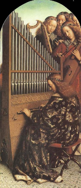Jan Van Eyck Organ from The Ghent Altarpiece China oil painting art